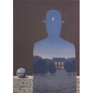 ポスター アート 心の琴線（ルネ マグリット） 額装品 アルミ製