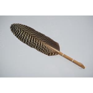 茶道具 羽箒 風炉用 右羽根 唐君鳥 茶道 t tz05-001 注）画像は見本