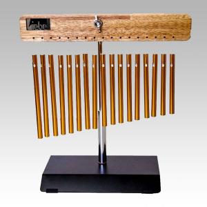 ツリーチャイム ミュート付スタンドつき 真鍮パイプ アイダ 600-DST