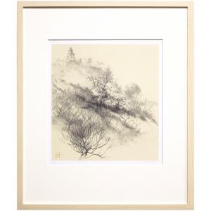 田渕俊夫 「 たけ 」 四季六題より オリジナルリトグラフ 石版画 版画