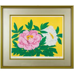 中島千波 『千歳櫻』 岩絵具方式 複製日本画 絵画 桜 春 名画 巨匠