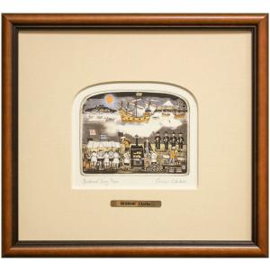 グラハム・クラーク 「 イングルヌーカー 」 銅版画 + 手彩色 版画