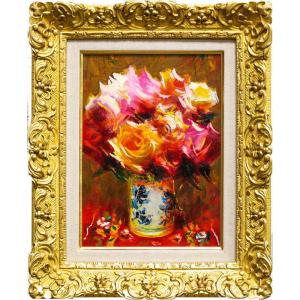 小田切 訓 「 聖ニコラスの塔 」 油絵 ・ 油彩画 F4 ( 4号 ) 絵画 洋画