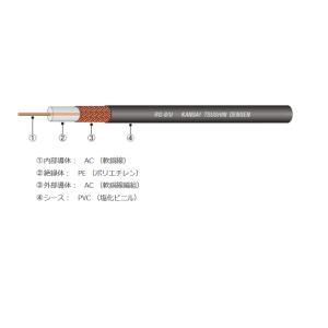 RG6/U-ATNL FLEX 100m巻 関西通信電線(株) RG6/Uタイプ CATV用