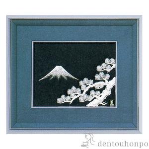 銀製 貴金属画 竹 1号 ( 光則（銀工芸） 退職祝い 定年 額縁 飾り