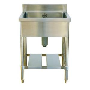 一槽シンクW900×D600×H800+100mm【東京圏限定】A1-900業務用 : 遠信