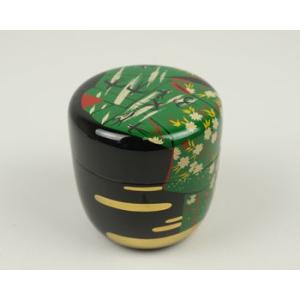 茶道具・大棗】松蒔絵 竹大棗（而妙斎宗匠お好み写し） : ふげつ工房