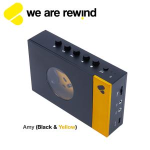 WE ARE REWIND ポータブルカセットプレーヤー WE-001 GREY Bluetooth
