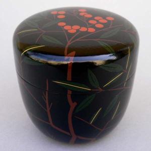 茶道具 一閑芽張柳蒔絵大棗[内金砂子]（即中斎好写） : 茶道具春日園