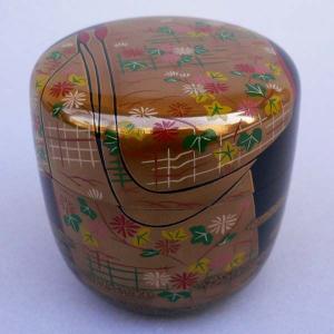 茶道具 翠松蒔絵竹平棗（而妙斎好写） : 茶道具春日園ヤフー店 - 通販