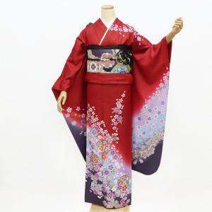 振袖 中古 フルセット 販売 正絹 リサイクル 仕立て上がり 着物 ピンク