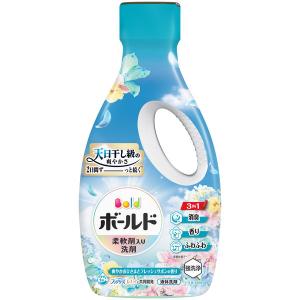 LOHACO - ボールドジェル 柔軟剤入り 液体 フレッシュサボン 本体 680g