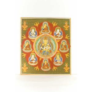 千手観音 仏画掛け軸（半切サイズ） : 仏像仏画チベット美術卸の天竺堂