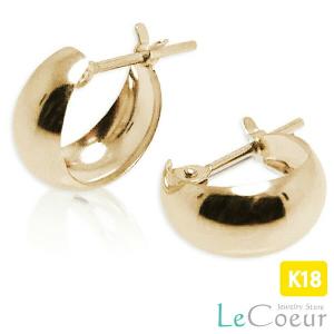 ピアス フープ プラチナ pt900 5×10 地金ピアス ムーンピアス 月甲