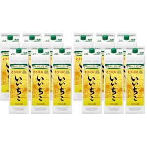 いいちこ 麦焼酎 いいちこ 25度 1800ml 紙パック 2ケース（12本