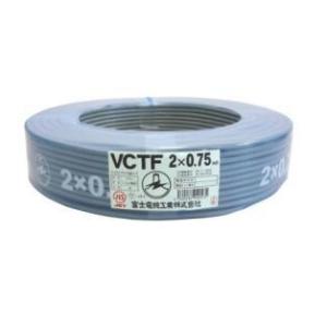 VCTFケーブル 電線 0.75SQ×2C 100m巻 VCTF0.75×2C×100m : 冷凍空調