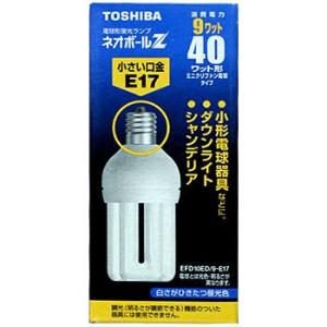 TOSHIBA（東芝） 電球型蛍光灯 EFA10EN/9-E17 昼白色 ネオボールZ 40形