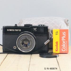 中古】【保証付 】 コニカ KONICA C35 FD S/N 303878（ケース
