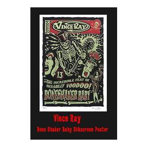 ヴィンス レイ シルクスクリーン ポスター 蓄光 Vince Ray Glow in the
