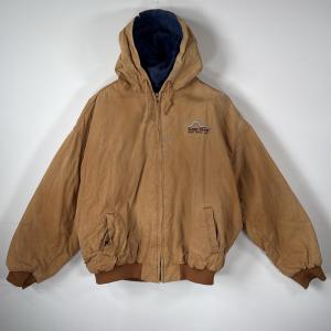 古着 POLAR KING By KEY ワークジャケット ダック フルジップ パーカー