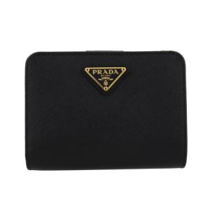 PRADA（プラダ） PRADA 2つ折り財布(小銭入れ付き) ブラック 1MV204