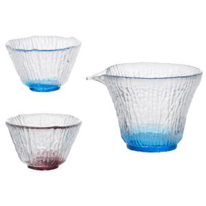 片口 酒器 耐熱ガラス 津軽びいどろ じょうぶな耐熱片口 クリア F