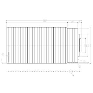 TOTO 風呂ふた 160スクエア軽量蓋2枚R 【EKKS6DRAA22WN】 : 建材と住設