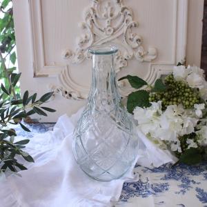 SALE30%OFF) フラワーベース ガラスベース 花瓶 アンティーク風