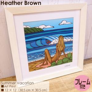 Heather Brown Art Japan ヘザーブラウン Waikiki Surf Girl Print