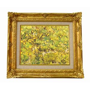 世界の名画 ゴッホ グラスに入れた花咲くアーモンドの枝 ジクレー