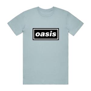 ROCK OFF 【公式新品】OASIS オアシス - DECCA LOGO BLUE バンドt