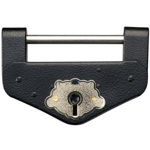 エイト 倉庫錠 DL-1 中（2号）サイズ ブラック（ブルドッグ倉庫錠代替