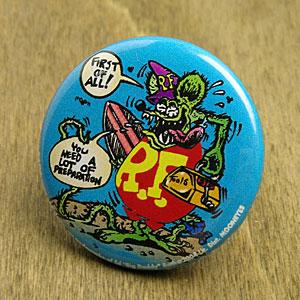 RAT FINK（ラットフィンク） 缶バッジ 缶バッチ おしゃれ かっこいい