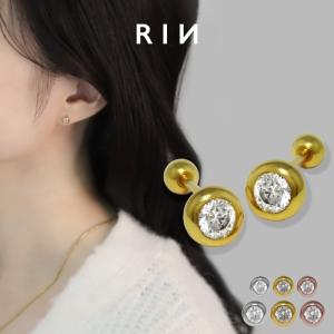 Ponte Vecchio（ポンテヴェキオ） 星・月ピアス WG ホワイトゴールド