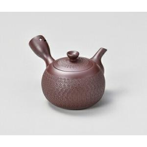 三陶 萬古焼 正規窯 館正規 伝統工芸士 1.8号 平丸線ビリ急須 共綱 木