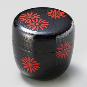 中棗 六瓢 木製 中村湖彩作 化粧箱 無病息災 茶道具 漆絵 縁起物 伝統