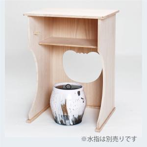 桐 四方棚 角 利休好写 小林幸斎作 茶道具 桐製 木地棚 炉用 風炉用