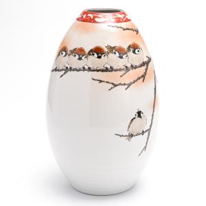 九谷焼 古九谷風五彩手龍壺 花瓶 花器 人気 ギフト 贈り物 結婚祝い