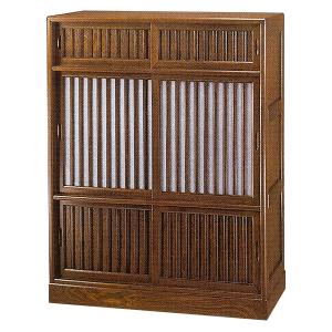 茶箪笥 茶棚 和茶棚 銀河 FK-307 幅85.5cm 欅 ケヤキ : 戸田家具