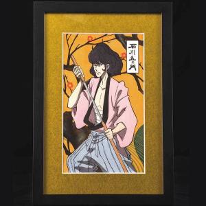 額装 レイモン サヴィニャック 「 エール フランス 」 シルク