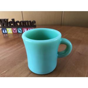 ファイヤーキング fire-king ターコイズDハンドルマグ : Tom-nuy