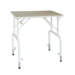 トリミングテーブル ホワイトST 万力式アーム付/W750×D450×H775mm