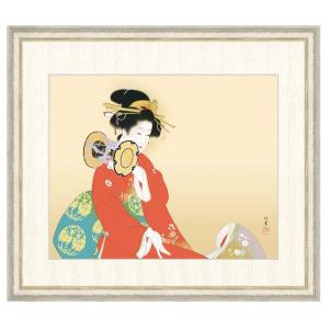 日本の名画 竹久夢二 青い酒 F8 [g4-bn062-F8] : 人形のゆめさき
