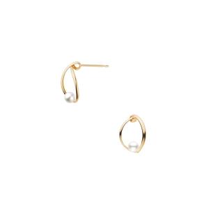 ete（エテ） ピアス K10YG パール アメリカンピアス レディース