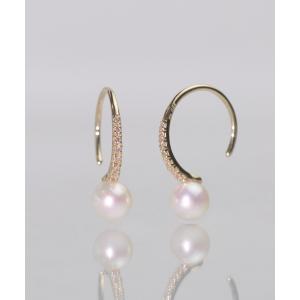 anq.（アンク） ピアス 「anq.」K10 マーキスパールピアス 淡水パール