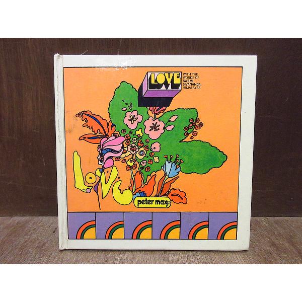 Peter Max ピーターマックス LOVE ワッペン USA製 ビンテージ Peter