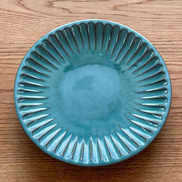 丹波焼／7寸皿／青／雅峰窯 : コレパン 日本の暮らし雑貨店 - 通販
