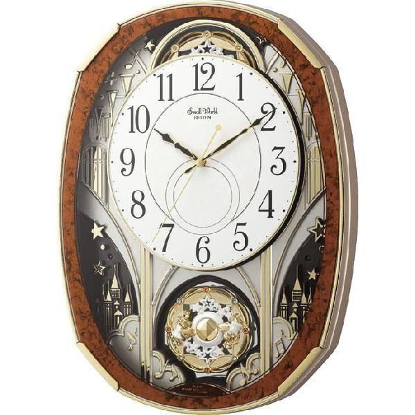 からくり時計 壁掛け時計 スモールワールド ノエルM 4MN513RH23 リズム