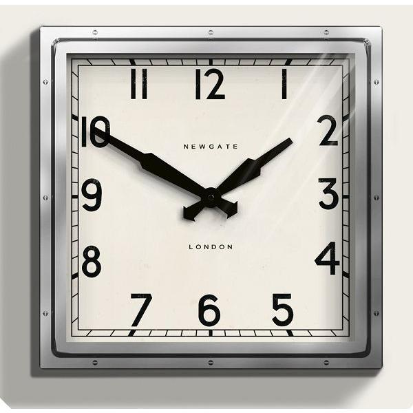 NEWGATE掛け時計 ニューゲート壁掛け時計 QUAD WALL CLOCK クロ―ム