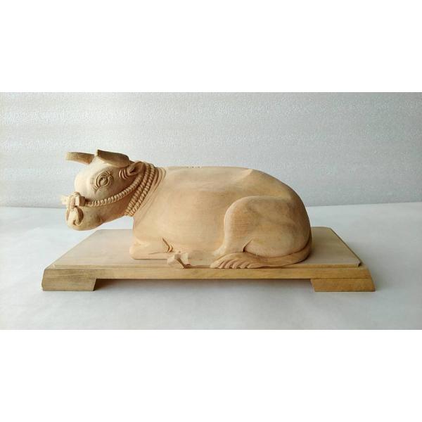 鉄製 牛置物 約12.1kg 約50cm 大型 縁起物 丑年 商売繁盛 鉄製 牛置物